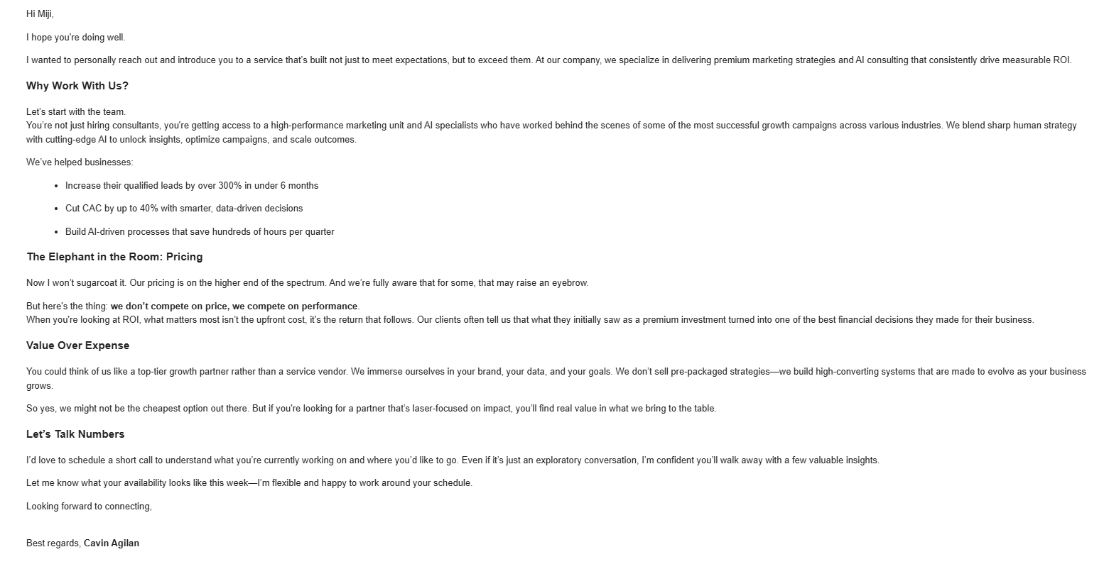 Marketing Strategy Consultation